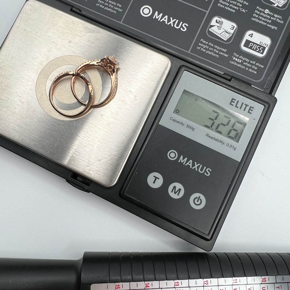10K Rose Gold 1/2 CTTW Diamond Bridal Ring Brilliance Fine Jewelry Forever Bride - Picture 2 of 10